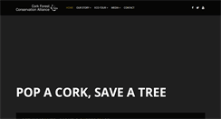 Desktop Screenshot of corkforest.org