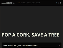 Tablet Screenshot of corkforest.org